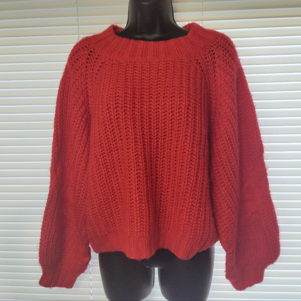 Missguided Red Sweater Size 10/12